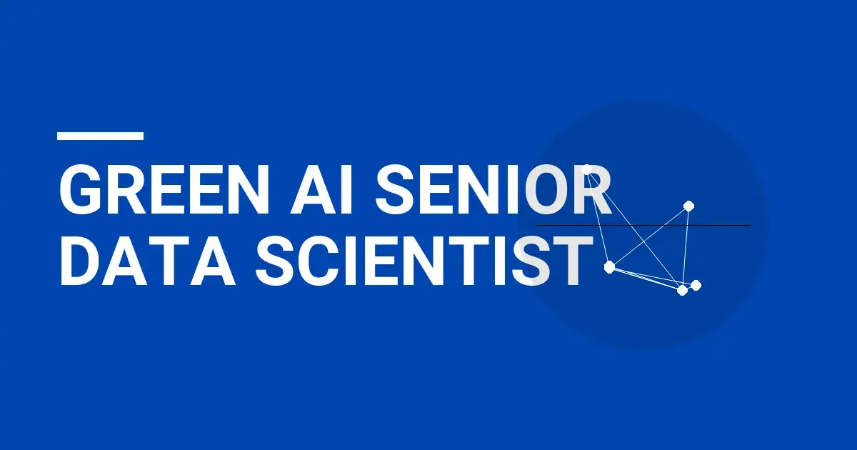 Green AI Senior Data Scientist