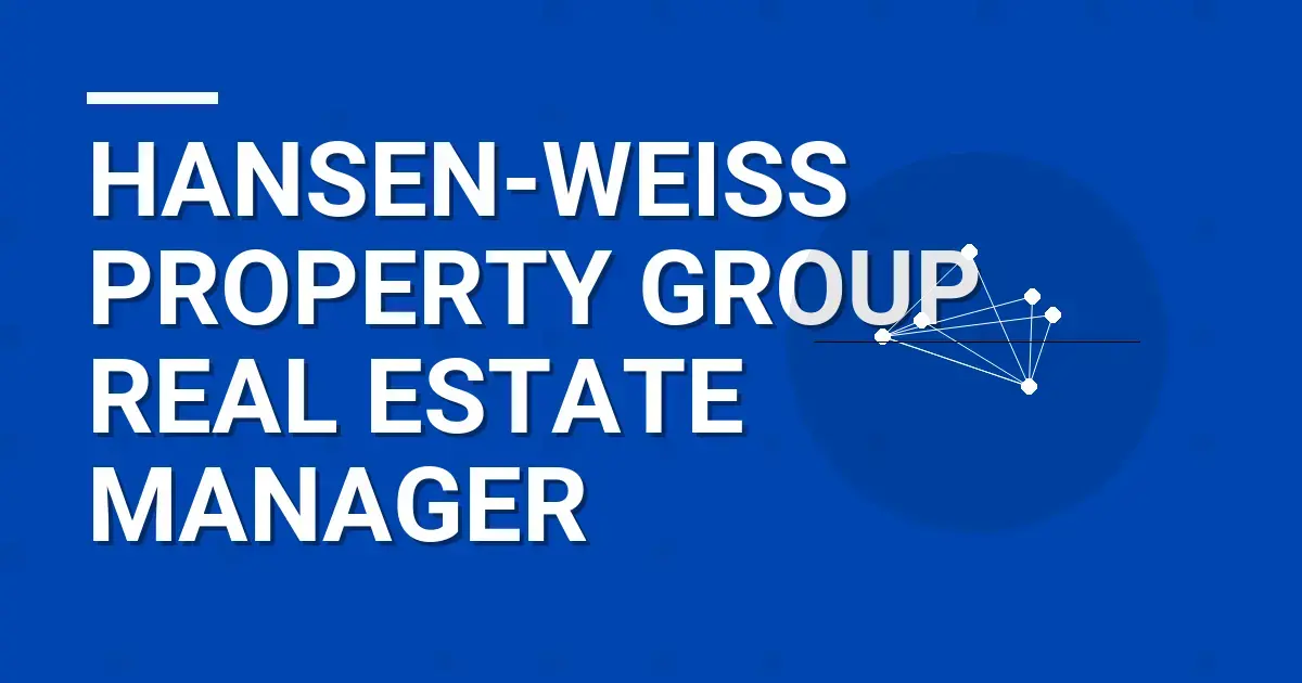 Hansen-Weiss Property Group Real Estate Manager