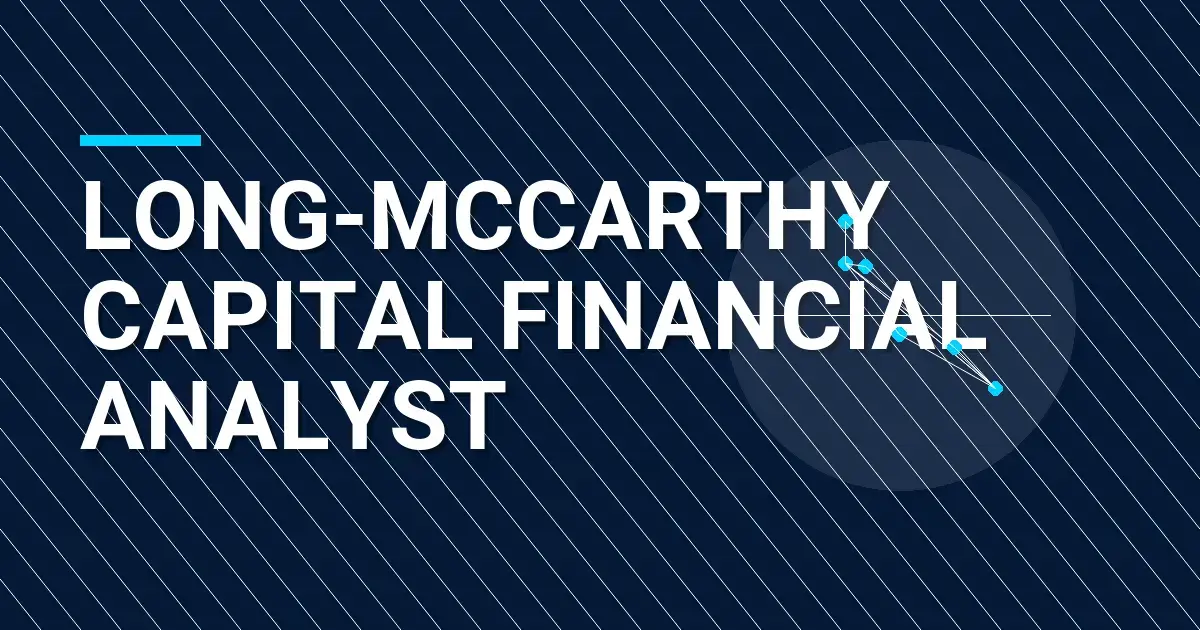 Long-Mccarthy Capital Financial Analyst