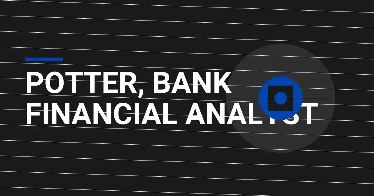 Potter, Bank Financial Analyst