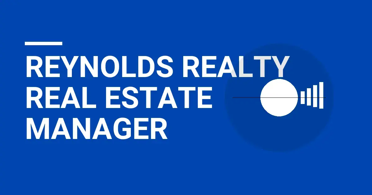 Reynolds Realty Real Estate Manager