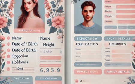 Shadi Biodata Format for Boys and Girls