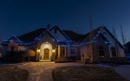 Commercial Curb Appeal: How Permanent Christmas Lights Help Retail & Hospitality Businesses Shine