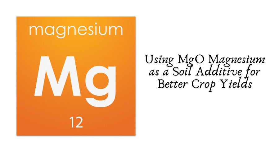Using MgO Magnesium as a Soil Additive for Better Crop Yields