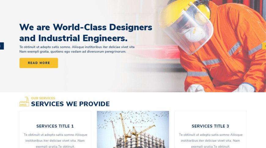 Is a Free Industrial WordPress Theme Good Enough?