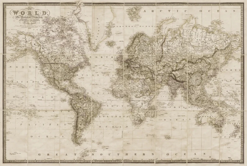 Timeless Treasures: Exploring the Allure of Authentic Antique Maps