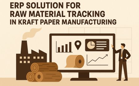 ERP solution for raw material tracking in kraft paper manufacturing