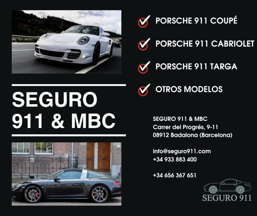 Seguro para Porsche 911 protección exclusiva para tu ícono automotriz