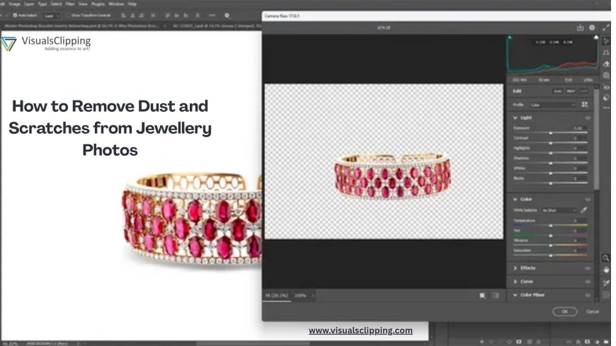 Polishing Pixels: How to Remove Dust and Scratches from Jewellery Photos