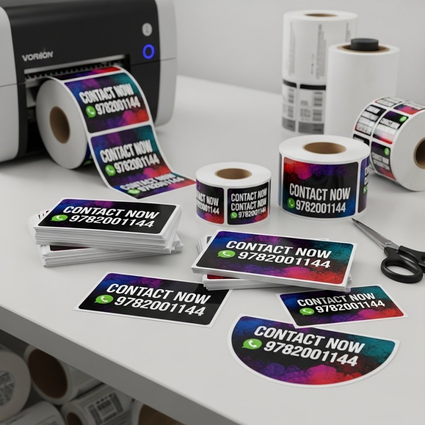 Elevate Your Brand Identity with Custom Stickers Label Printing